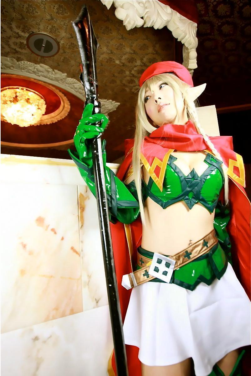 [Cosplay]  Queens Blade  Echidna & Alleyne Vs Tentacles SP2